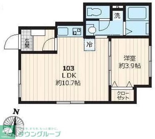 ポラリス中村橋の物件間取画像